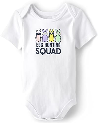 The Children's Place unisex-baby And Newborn Short Sleeve Graphic Bodysuit for 0-3 months baby