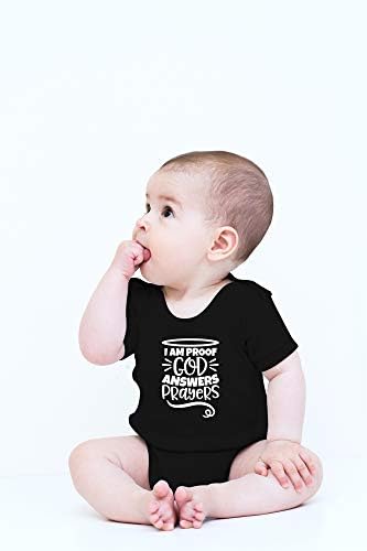 CBTwear I am Proof God Answers Prayers - Coming Home Outfit for Girls or Boys - Cute Infant One-Piece Baby Bodysuit