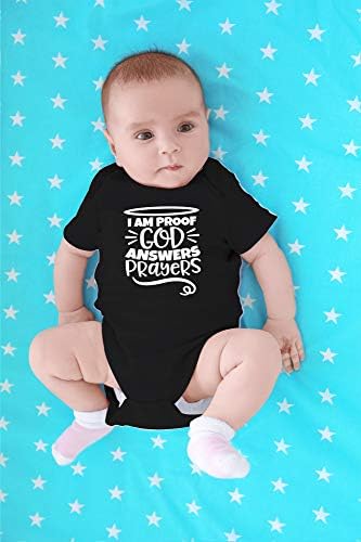 CBTwear I am Proof God Answers Prayers - Coming Home Outfit for Girls or Boys - Cute Infant One-Piece Baby Bodysuit