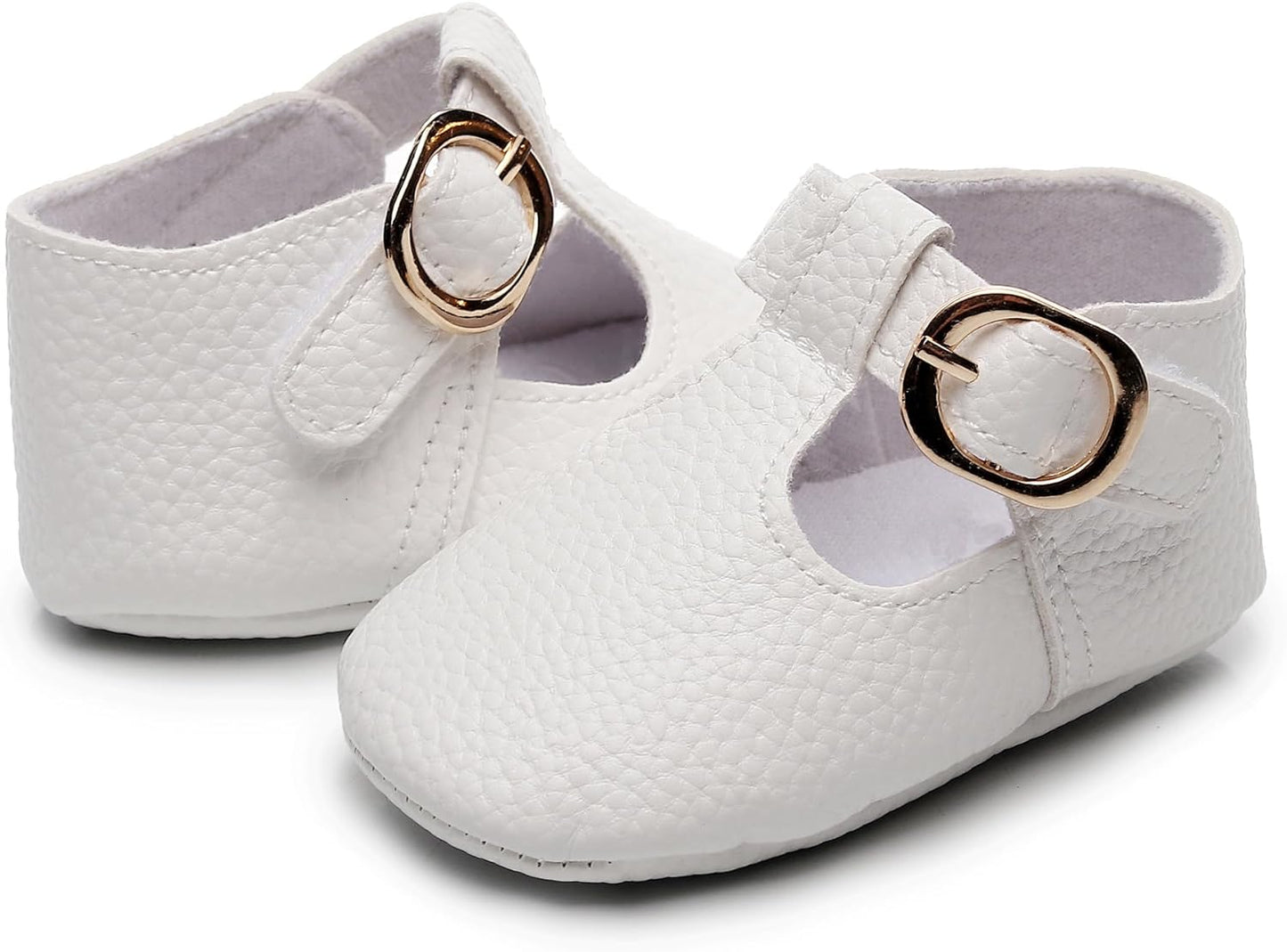 nfant Baby Girl Mary Janes Flats Bowknot PU Leather Non-Slip Soft Sole for Toddler First Walker Newborn Infant Crib Shoes Wedding Party Princess Baby Moccasins Girl Dress Shoes