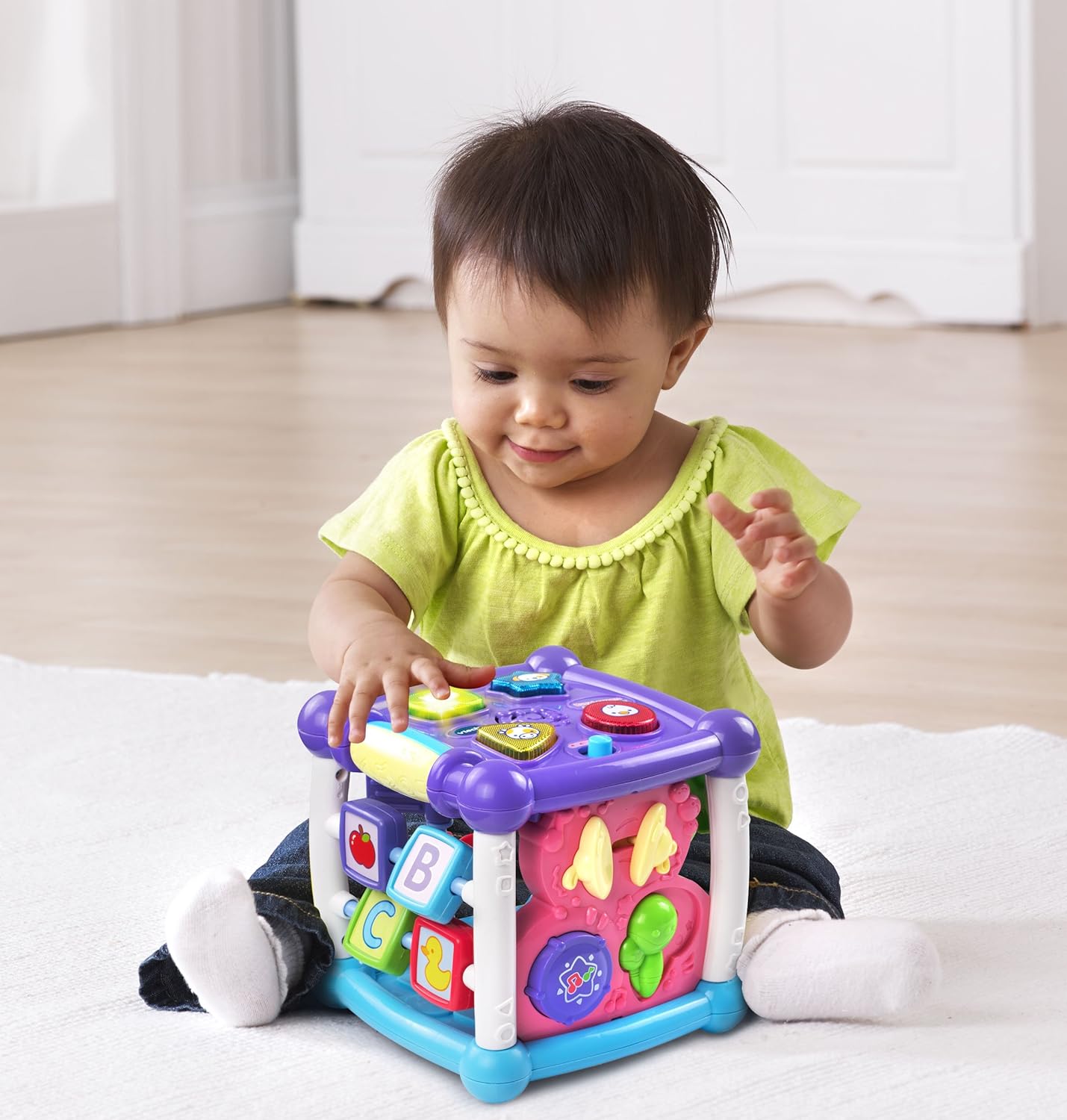 VTech Busy Learners Activity Cube, Purple