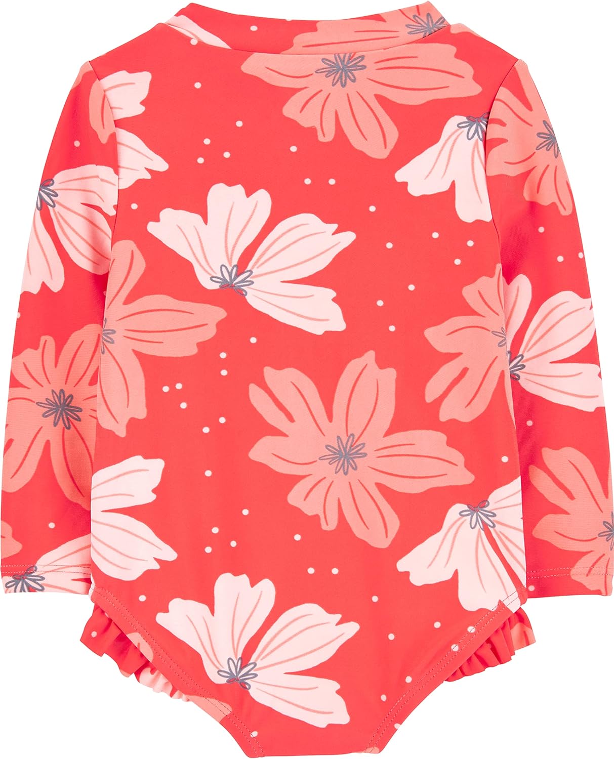 Simple Joys by Carter's Girls' Long Sleeve Zipper One Piece Swimsuit for  6-9 Months baby