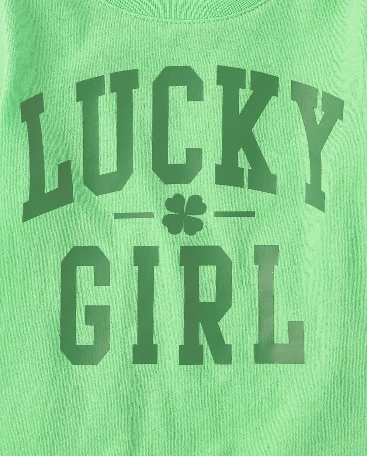 The Children's Place Matching Family Lucky Girl Graphic Tee for 12-18 Months baby