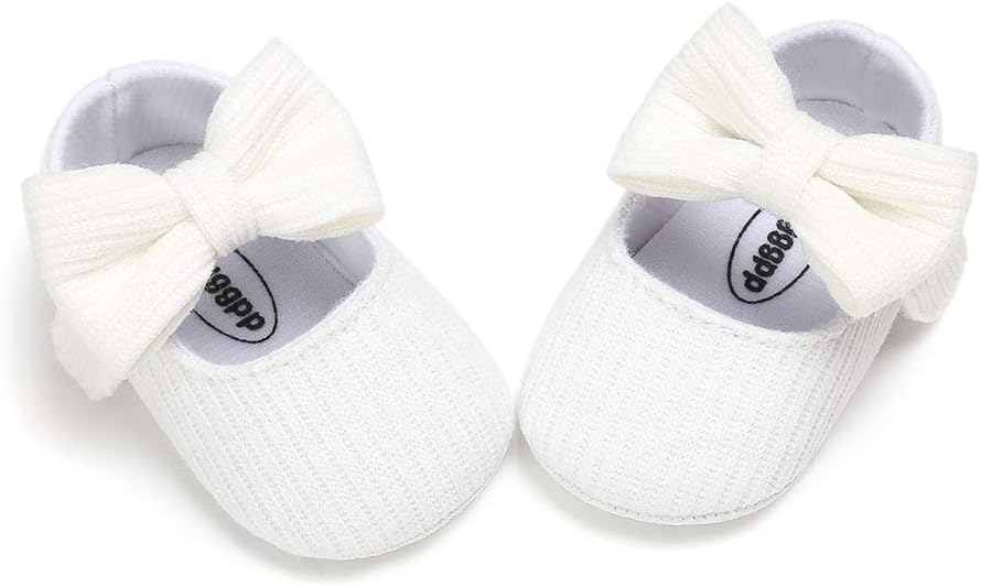 Ohwawadi Infant Baby Boys Girls Slippers Cozy Fleece Booties Soft Bottom Warm Cartoon Socks Newborn Crib Shoes for  0-6 Months Infant 0-6 Months Infant